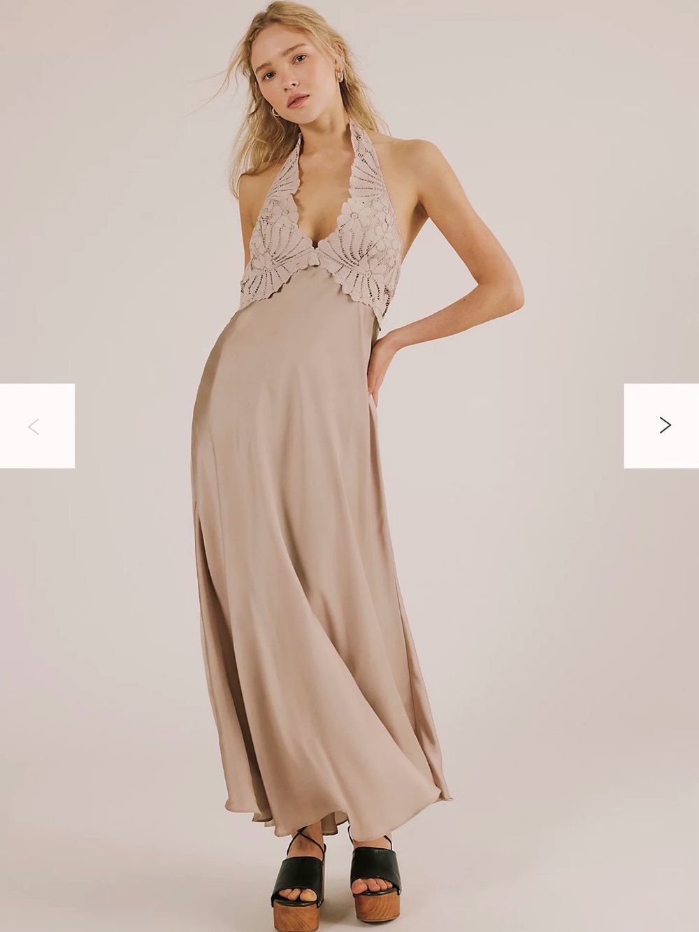 Free People Petal Party Midi Slip Dress